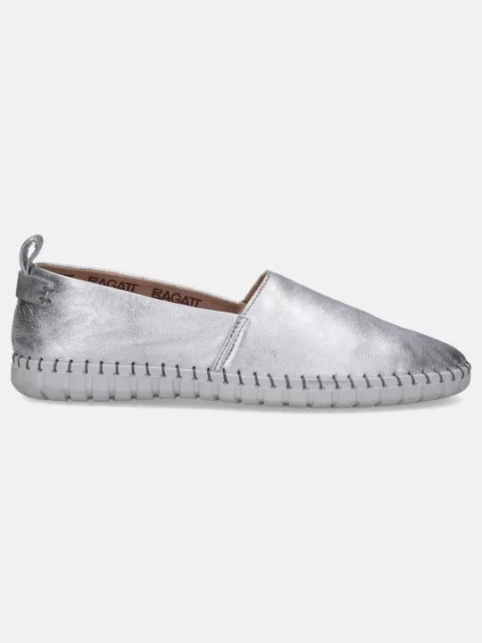 Bali Silver Slip-On Sneakers | BAGATT Flash Sale