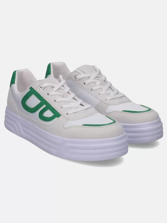 Blu Off White & Green Sneakers | BAGATT Best Sale