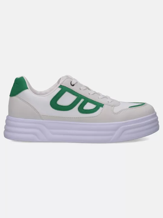 Blu Off White & Green Sneakers | BAGATT Best Sale