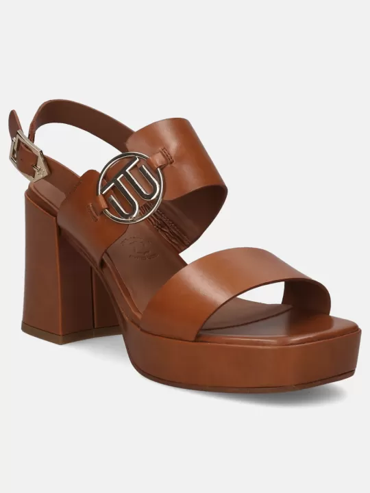 Cesena Cognac Back Strap Heels | BAGATT Outlet