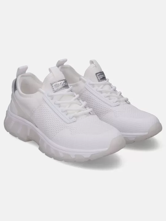 Chi White & Silver Chunky Sneakers | BAGATT Outlet