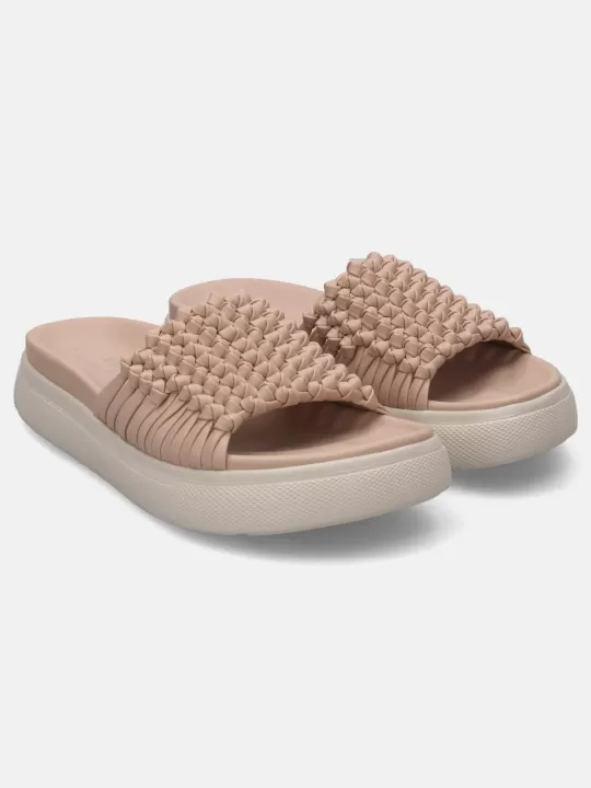 Dalia Beige Flatform Sandals | BAGATT Flash Sale