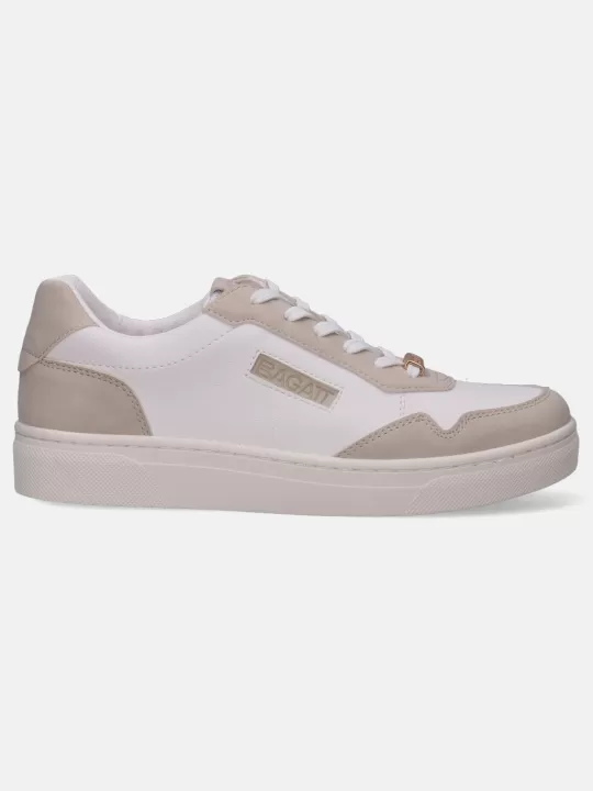 Elea Beige & White Sneakers | BAGATT Cheap