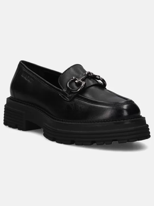 Enna Black Casual Loafers | BAGATT Online