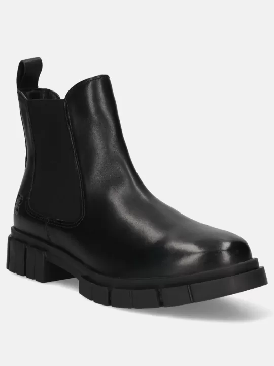 Fiona Black Leather Chelsea Boots | BAGATT New