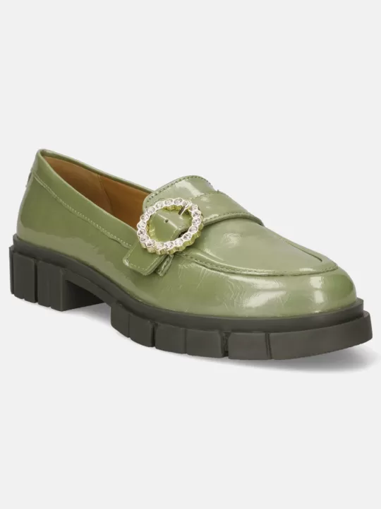 Fiona Light Green Casual Loafers | BAGATT New