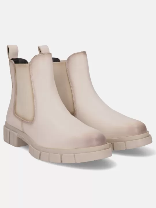 Fiona Offwhite Leather Chelsea Boots | BAGATT Sale