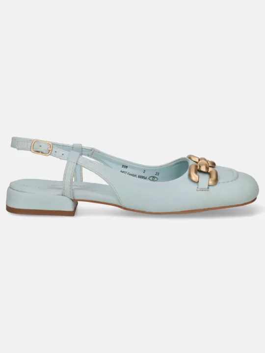 Genova Light Blue Flat Sandals | BAGATT Best