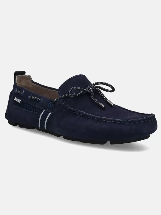 Hexa Dark Blue Driver Shoes | BAGATT Outlet