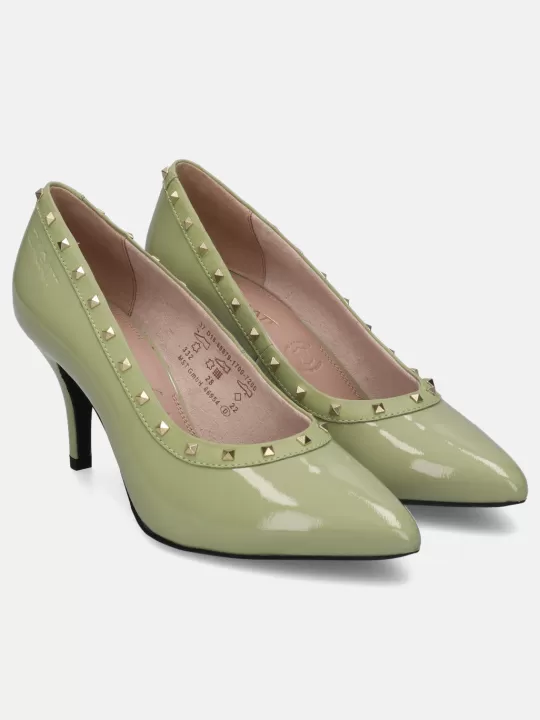 Jemila Light Green Pumps | BAGATT Cheap