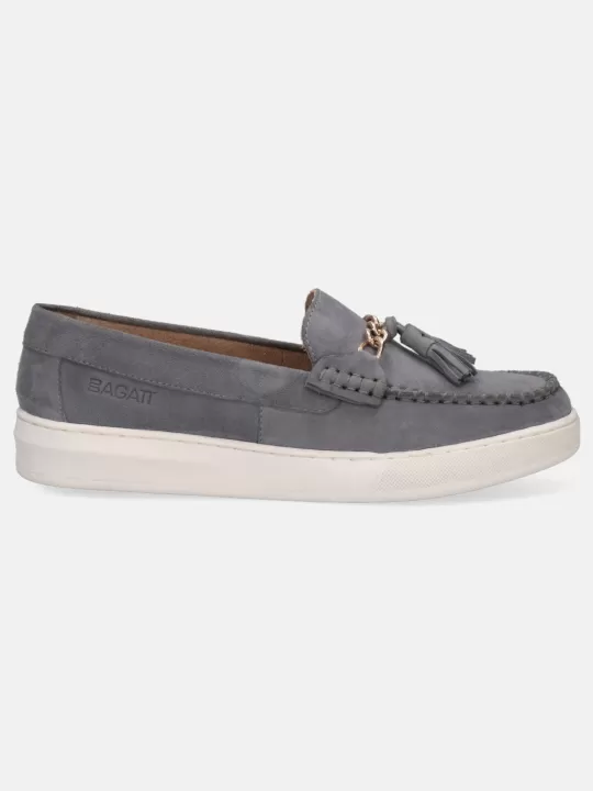 Jola Light Blue Slip-Ons | BAGATT Clearance