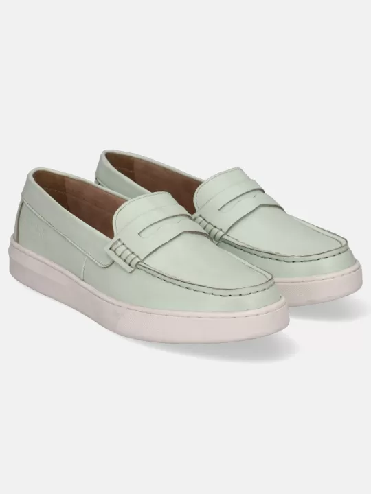 Jola Light Green Casual Loafers | BAGATT Shop