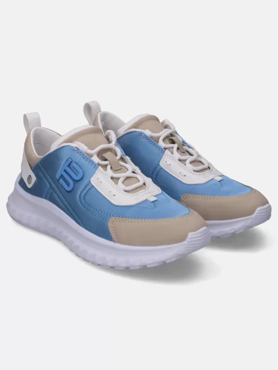 Lecce Light Blue & Beige Sneakers | BAGATT Flash Sale