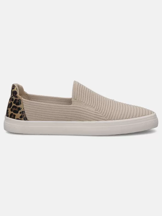 Level Beige Animal Print Casual Loafers | BAGATT Best Sale