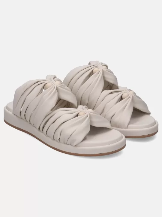 Ravenna Off White Flat Sandals | BAGATT Shop