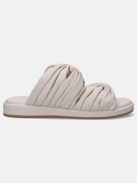 Ravenna Off White Flat Sandals | BAGATT Shop