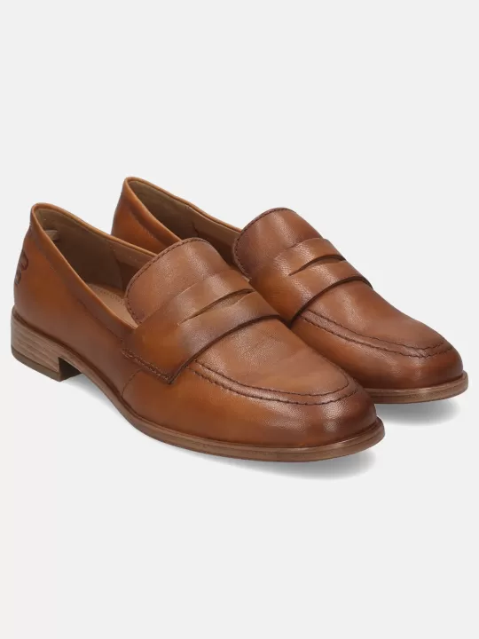 Rosalie Cognac Leather Loafers | BAGATT Flash Sale