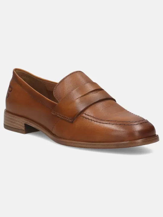 Rosalie Cognac Leather Loafers | BAGATT Flash Sale