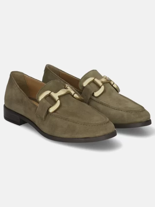 Rosalie Dark Green Casual Loafers | BAGATT Best