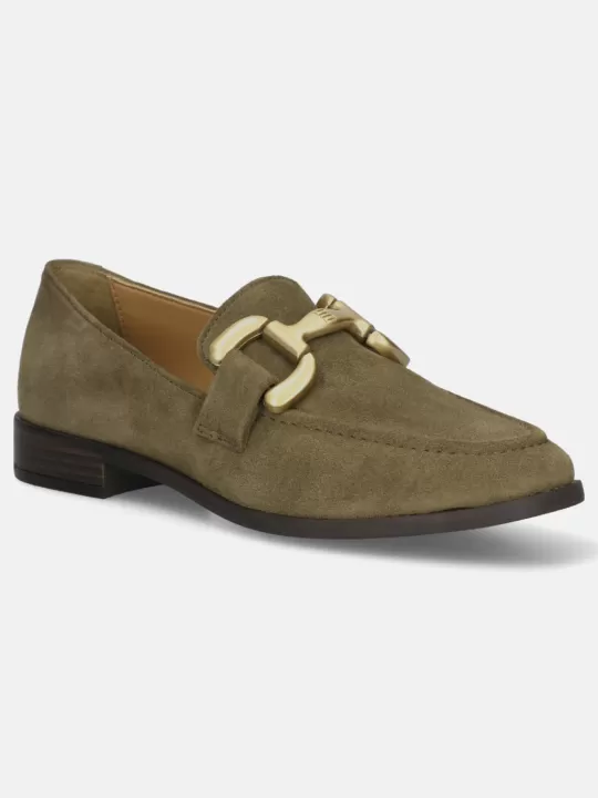 Rosalie Dark Green Casual Loafers | BAGATT Best