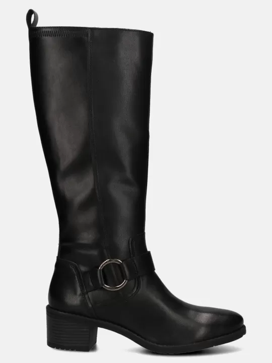 Ruby Black Knee Boot | BAGATT Best Sale