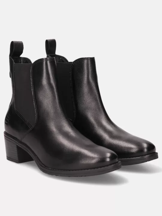 Ruby Black Leather Chelsea Boots | BAGATT New