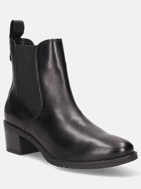 Ruby Black Leather Chelsea Boots | BAGATT New