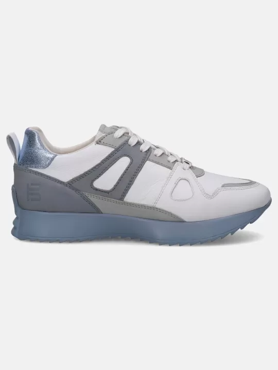 Sophie White & Light Blue Sneakers | BAGATT Best