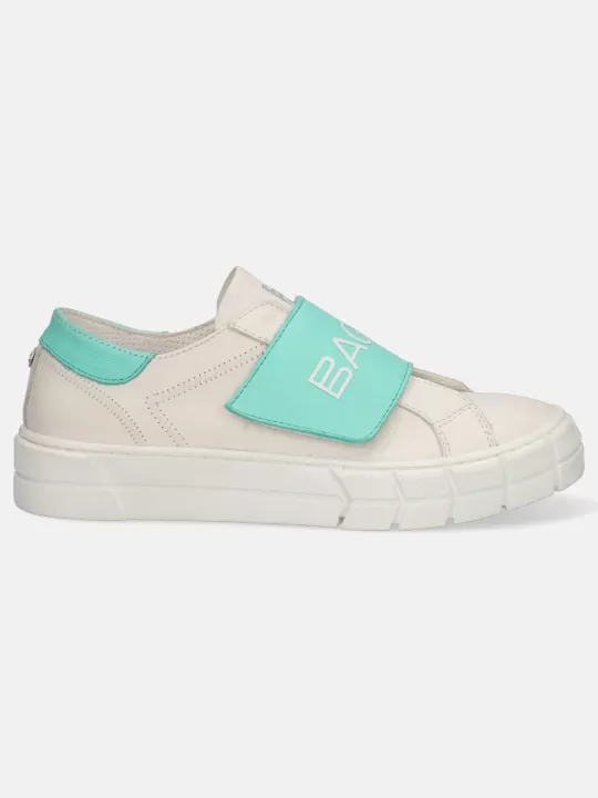 Tia White & Light Blue Sneakers | BAGATT Hot