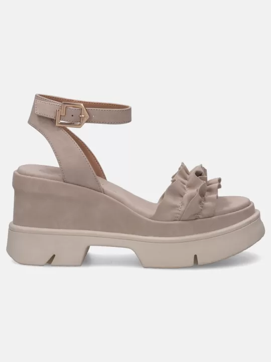 Trish Beige Wedges | BAGATT Cheap