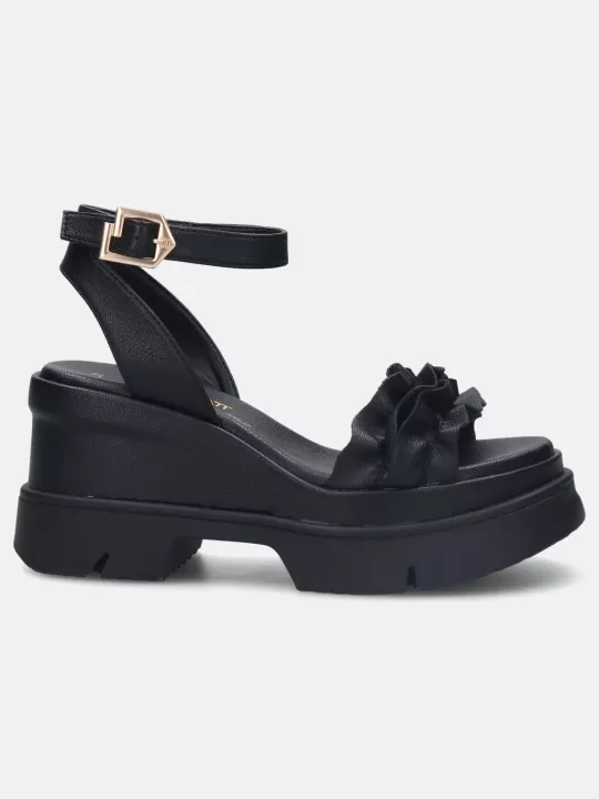 Trish Black Wedges | BAGATT Cheap