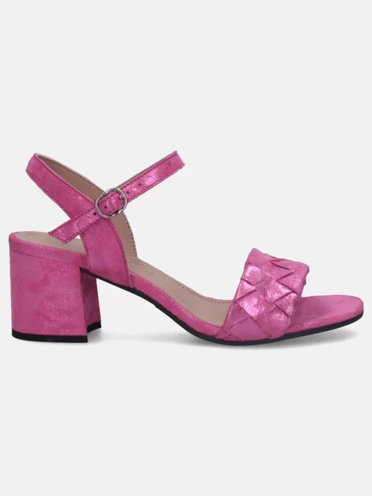 Vaiana Pink Block Heels | BAGATT Best