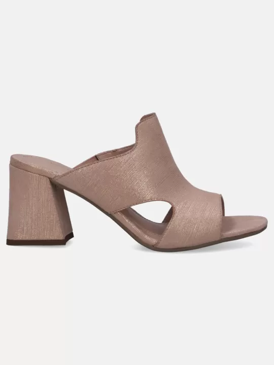 Western Gold Block Heels | BAGATT Discount