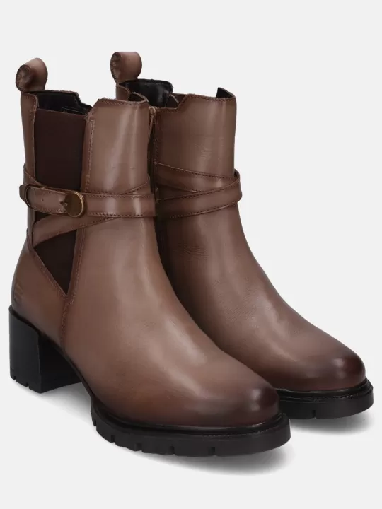 Yamila Dark Brown Chelsea Boots | BAGATT Online