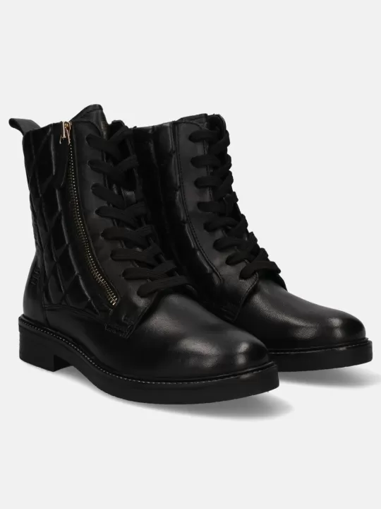 Zina Black Ankle Boots | BAGATT Online